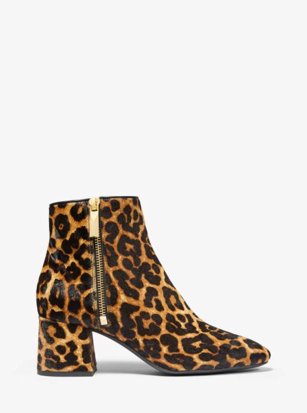 Damske Clenkove Cizmy Michael Kors Alane Leopard Calf Hair Leopardie - Topanky Michael Kors Lacne | YBKIL-0931